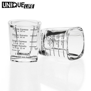 [Yoyo01] 2 Cốc đo thủy tinh Espresso 60ML Chắc chắn