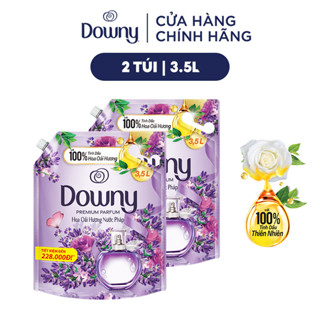  Combo 2 Túi Nước Xả Vải Downy Tinh Dầu Nước Hoa Cao Cấp Hương Hoa Oải Hương 3.5L túi 