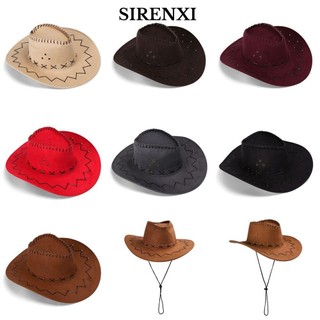 SIRENXI Mũ Cao Bồi Thời Trang Cho Nam Nữ