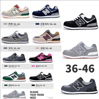 Hàng sẵn có 574 giày Cặp đôi sinh viên Giày chạy bộ hình chữ n Nam nữ Giày thể thao thông thường