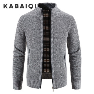 KABAIQI Áo Len áo sweater nam cardigan áo len nan Tay Dài 2024 NEW MMY2490MPZ 37Z240910