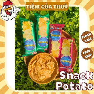 5 Gói Snack Khoai Tây Chiên Giòn POTATO đồ ăn vặt tuổi thơ, Que Cay cổng trường, Tiệm ăn vặt Thuỳ Bùi