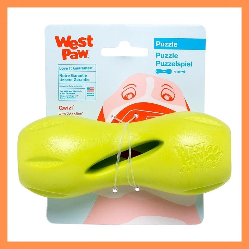 【DIRECT FROM JAPAN】West Paw, dog toy Zogoflex Qwizl Grannie Smith (Green) S size, educational toy, d