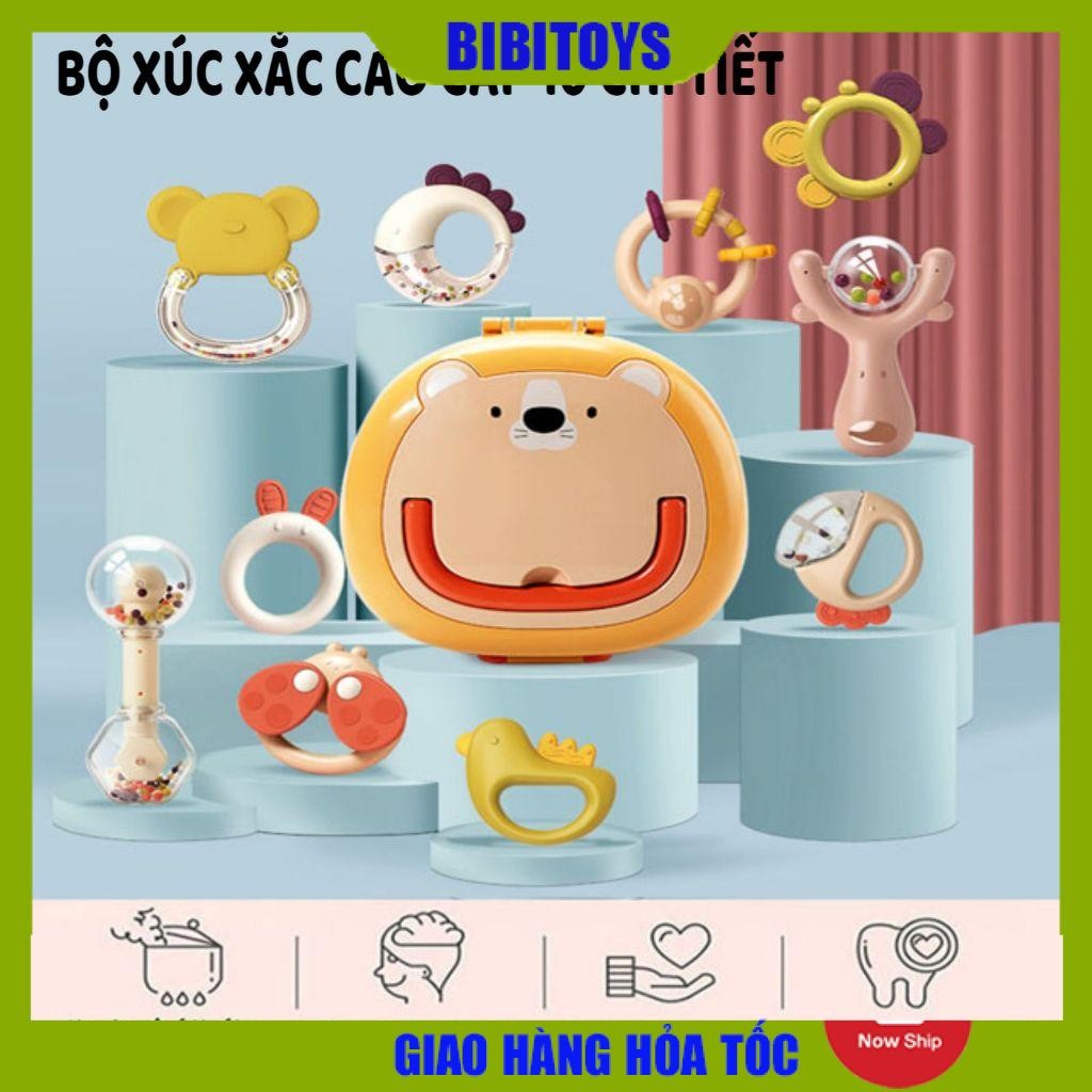 [HÀNG LOẠI 1] BỘ XÚC XẮC, GẶM NƯỚU 10 CHI TIẾT GIÚP CHO BÉ SỰ PHÁT TRIỂN TOÀN DIỆN