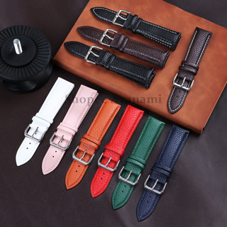  12mm 14mm 16mm 18mm 19mm 20mm 21mm 22mm 24mm Dây đeo mềm đa năng bằng da thật Dây đeo đồng hồ nam nữ Vòng đeo tay thể thao 