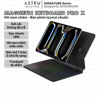 [Kết nối không độ trễ] Bao da bàn phím AstroMazing Pro Keyboard dành cho Pro 11 Air 4 5 6