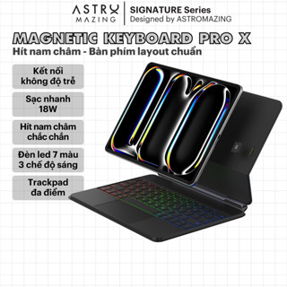   Kết nối không độ trễ  Bao da bàn phím AstroMazing Pro Keyboard dành cho Pro 11 Air 4 5 6 