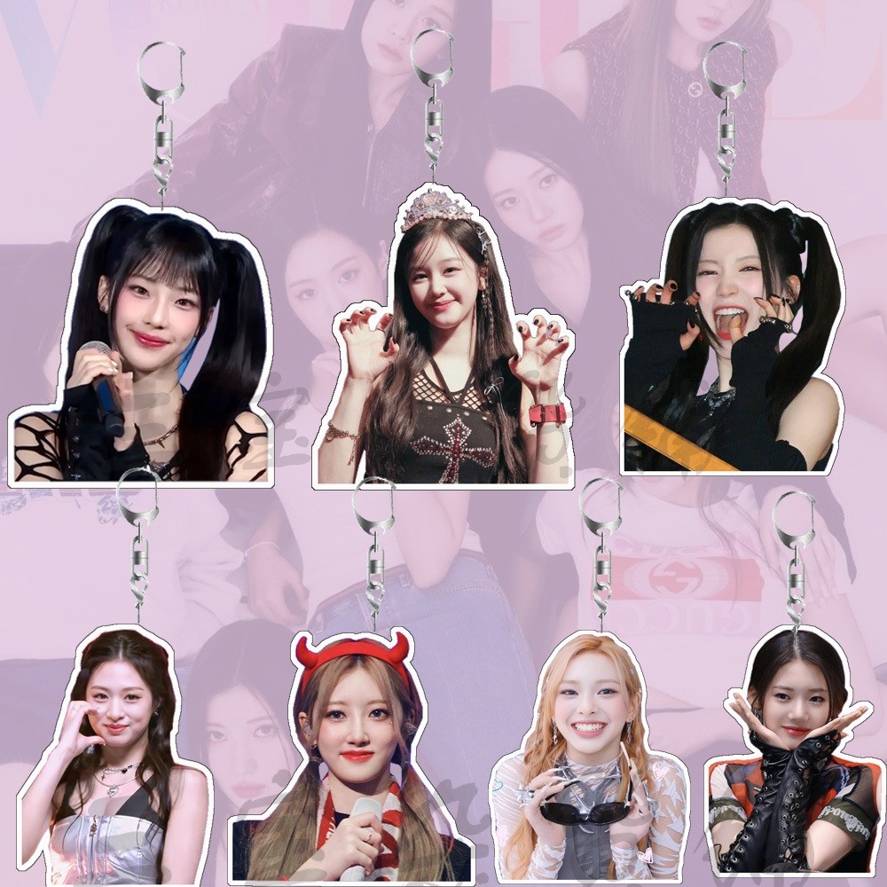 Babymonster CHIQUITA RAMI AHYEON ASA RUKA CHIQUITA Pharita Rora Acrylic Móc Khóa Túi Pendat babymons