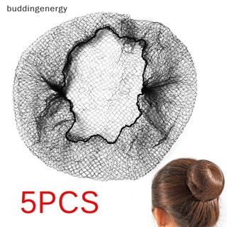 {Buddi} 5 Chiếc Nữ Múa Ba Lê Skag Snoods Lưới Tóc Bun Cover Chất Liệu Nylon Đen {buddingenergy}