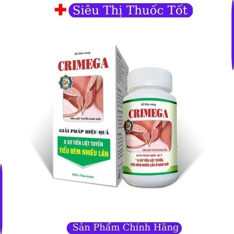CRIMEGA TIỂU ĐÊM  Vinaphar Lọ 60 viên nang t