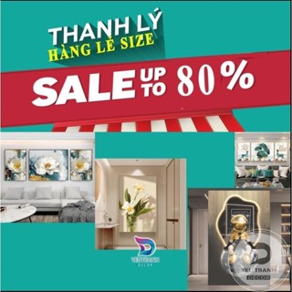 SALE GIÁ SỐC Bộ Tranh Treo Tường Phòng Khách Ngủ/ Cho bé Decor Gấu SPA One piece Bắc Âu trừu tượng hoa lá phong cảnh