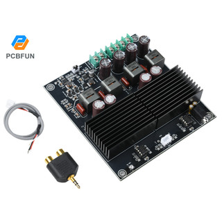 Bảng khuếch đại kênh kép âm thanh nổi Pcbfun DC 19-50V 600W + 600W Hifi Dual Core Tpa3255 Mô-đun khuếch đại