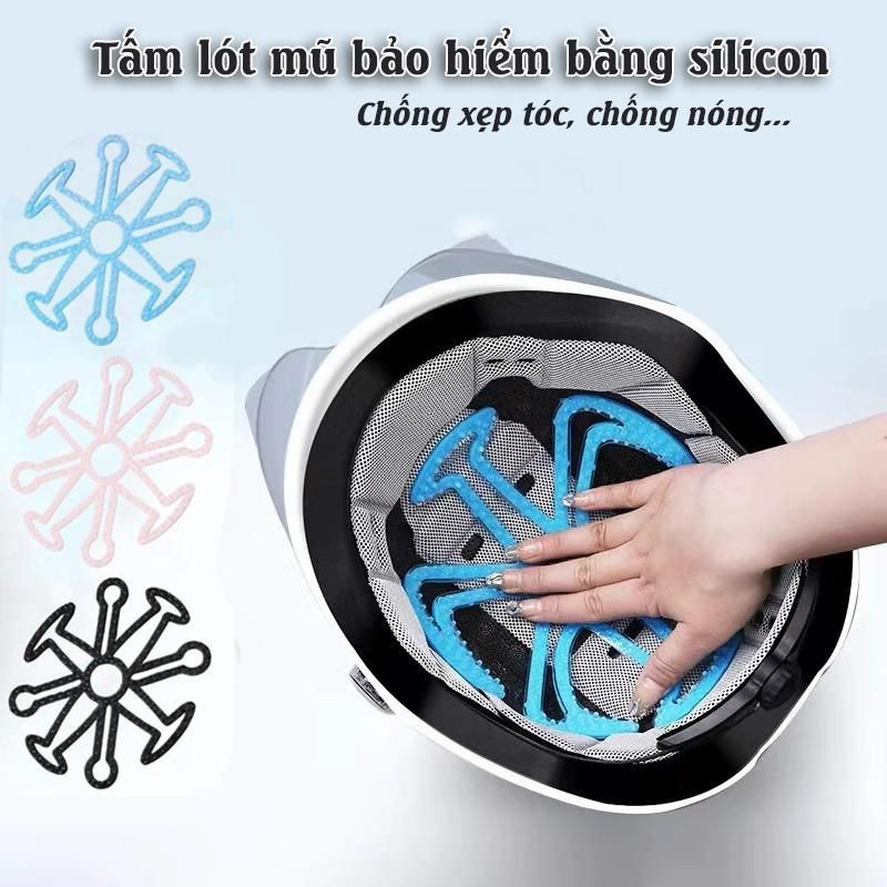 [ LOẠI 1 ] Tấm Lót Silicon Bên Trong Mũ Bảo Hiểm, Linh Hoạt, Chống Biến Dạng, Tấm Lót Mũ Bảo Hiểm Xe