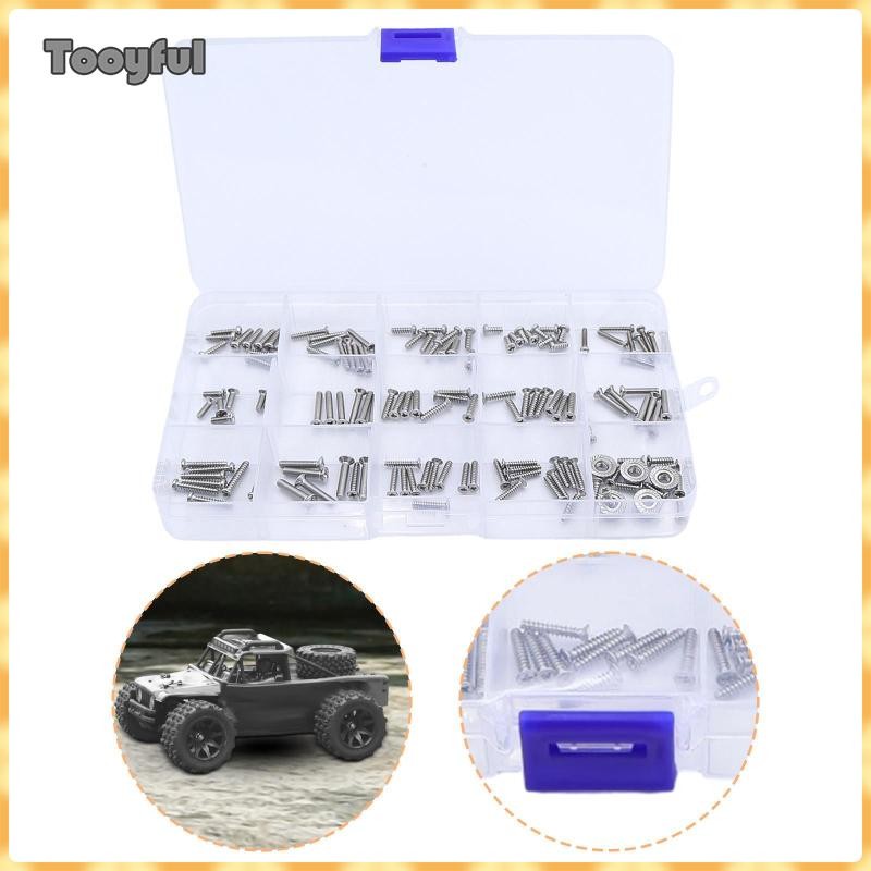 Bộ vít RC Tooyful Phụ tùng chắc chắn Vít thép không gỉ cho xe RC 14209 14210