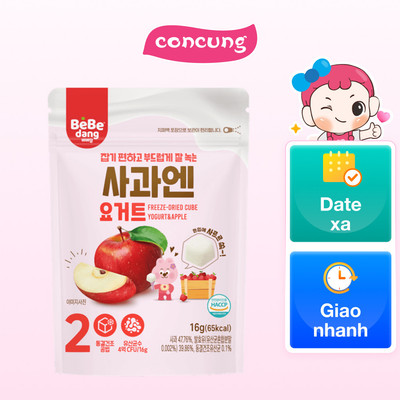 Sữa Chua Sấy Bebedang Vị Táo