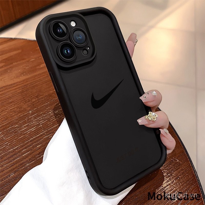 Ốp điện thoại iPhone Barb màu đen thời trang Thích hợp cho iPhone 15promax 14promax 15 14 13 12 11 pro max xr xsmax 8plus 13pro 14pro Vỏ chống sốc TPU QXWO