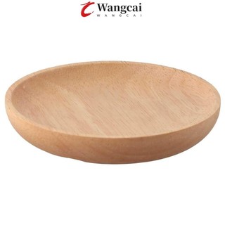 Wangcai gỗ tròn đựng trà/ món tráng miệng không bể phong cách Nhật Bản thân thiện với môi trường