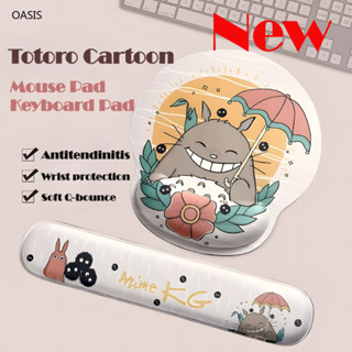 Miếng Lót Chuột Chống Trơn Trượt Totoro Dễ Thương Miếng Lót Chuột Văn Phòng Và Miếng Lót Bàn Phím Cho Sổ Tay / Máy Tính Dày Chuột Hỗ Trợ Cổ Tay & Bàn Phím Hỗ Trợ Tay