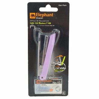 Bấm kim số 10 elephant retro/y2 - màu tím