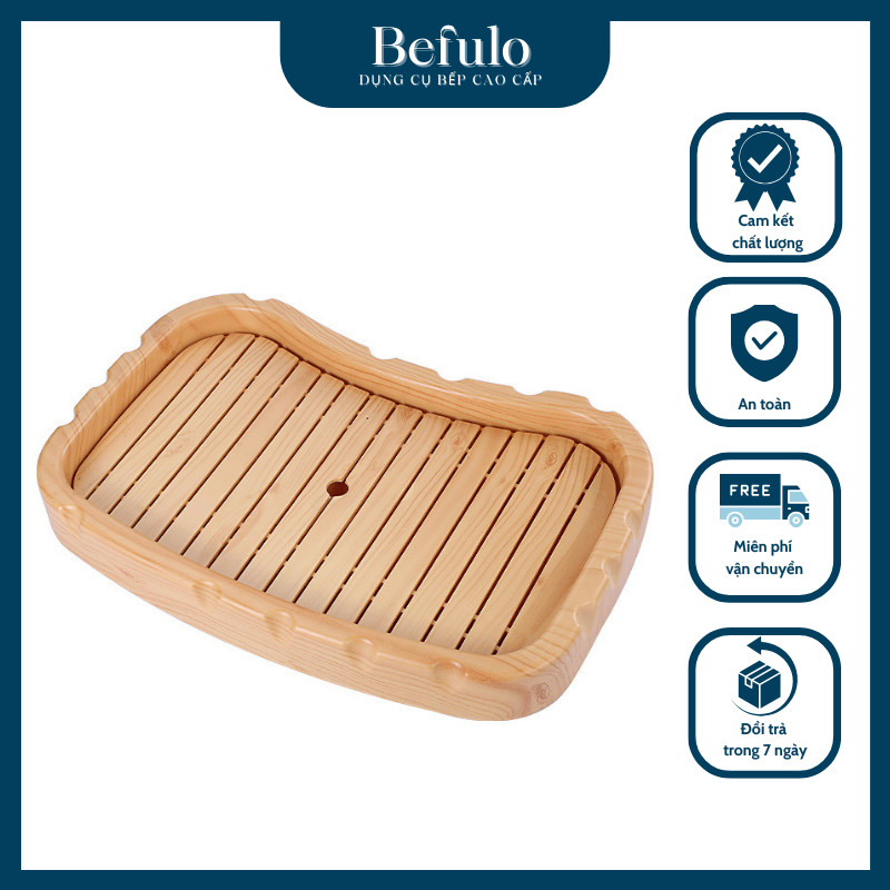 Khay Sushi, Sashimi, Cá Hồi Nhựa Giả Gỗ Hình Thang - Trang Trí Sushi, Hải Sản