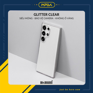 Ốp Lưng Trong Suốt Siêu Mỏng Memumi Glitter Series Chống Ố Vàng Chất Liệu Pc Chống Oxy Hóa Samsung S24 Ultra Njoyshop