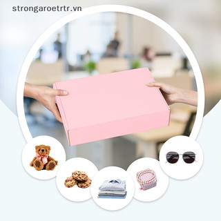 Strongaroetrtr 5 Chiếc Hộp Vận Chuyển Tông Tấm Thư Hộp Đóng Gói Thủ Công Quà Tặng Tặng Tặng Sản Phẩm Cho Doanh Nghiệp Nhỏ Tiệc Cưới VN