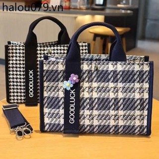 Túi Tote Sọc Nhật Bản Vải Chống Thấm Nước Dung Tích Lớn Túi Tote A4 Tập Tin Túi Vải Phù Hợp Với Áo Đeo Chéo Fema