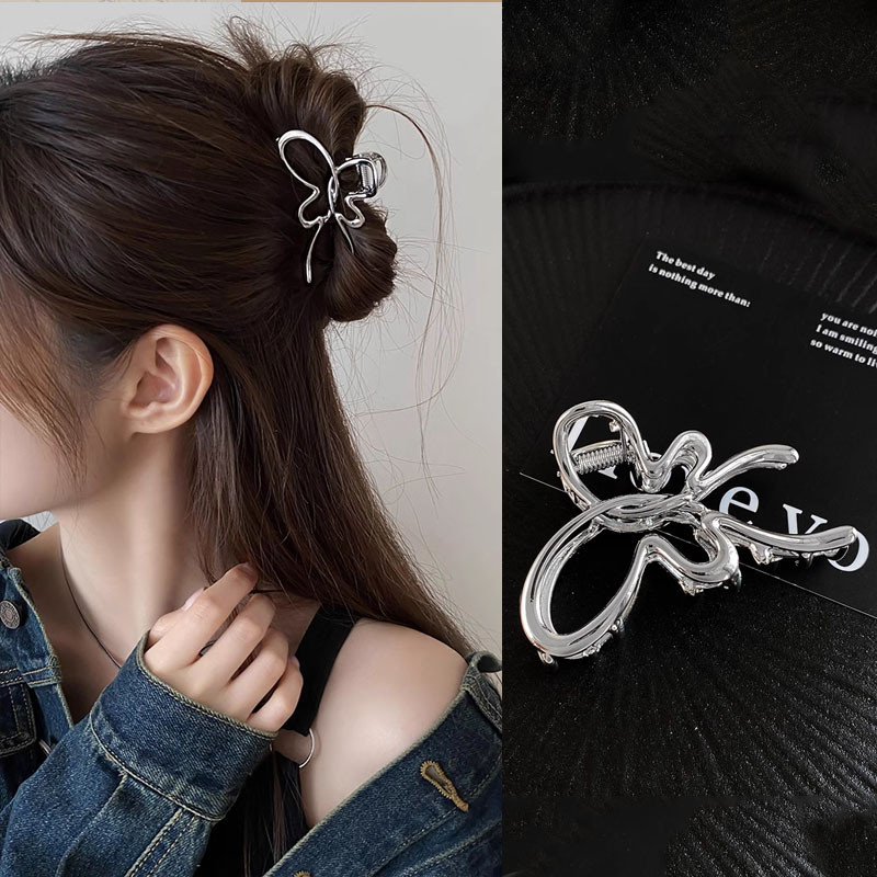 Bạc Thanh Lịch Nữ Bé Gái Hợp Kim Kim Kim Loại Kẹp Tóc Dễ Thương Kẹp Tóc Phụ Kiện Tóc | BigBuy360 - bigbuy360.vn