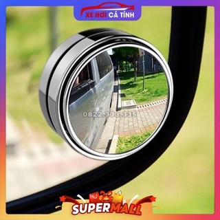 Gương cầu lồi xoay 360 độ có viền và không viền HT-1003 gắn gương chiếu hậu xe hơi ô tô xe máy loại cao cấp