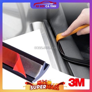 Gioăng cao su chữ Y chuyên dụng gắn Cửa Kính Xe Công dụng làm kín khít khe kính Chống nước cách nhiệt sẵn Keo 3M