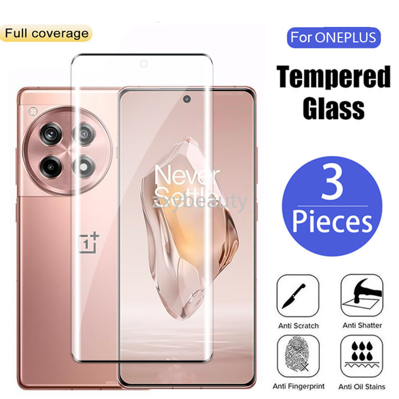 Full Cover Kính Cường Lực Cong Cho OnePlus ACE 3 Pro 2 11 12 3Pro 2Pro 8Pro 2024 4G 5G Bảo Vệ Màn Hì