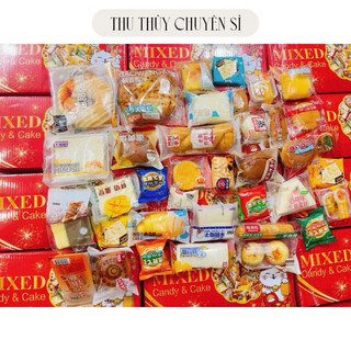Thùng bánh 2kg mix Đài Loan đa dạng vị