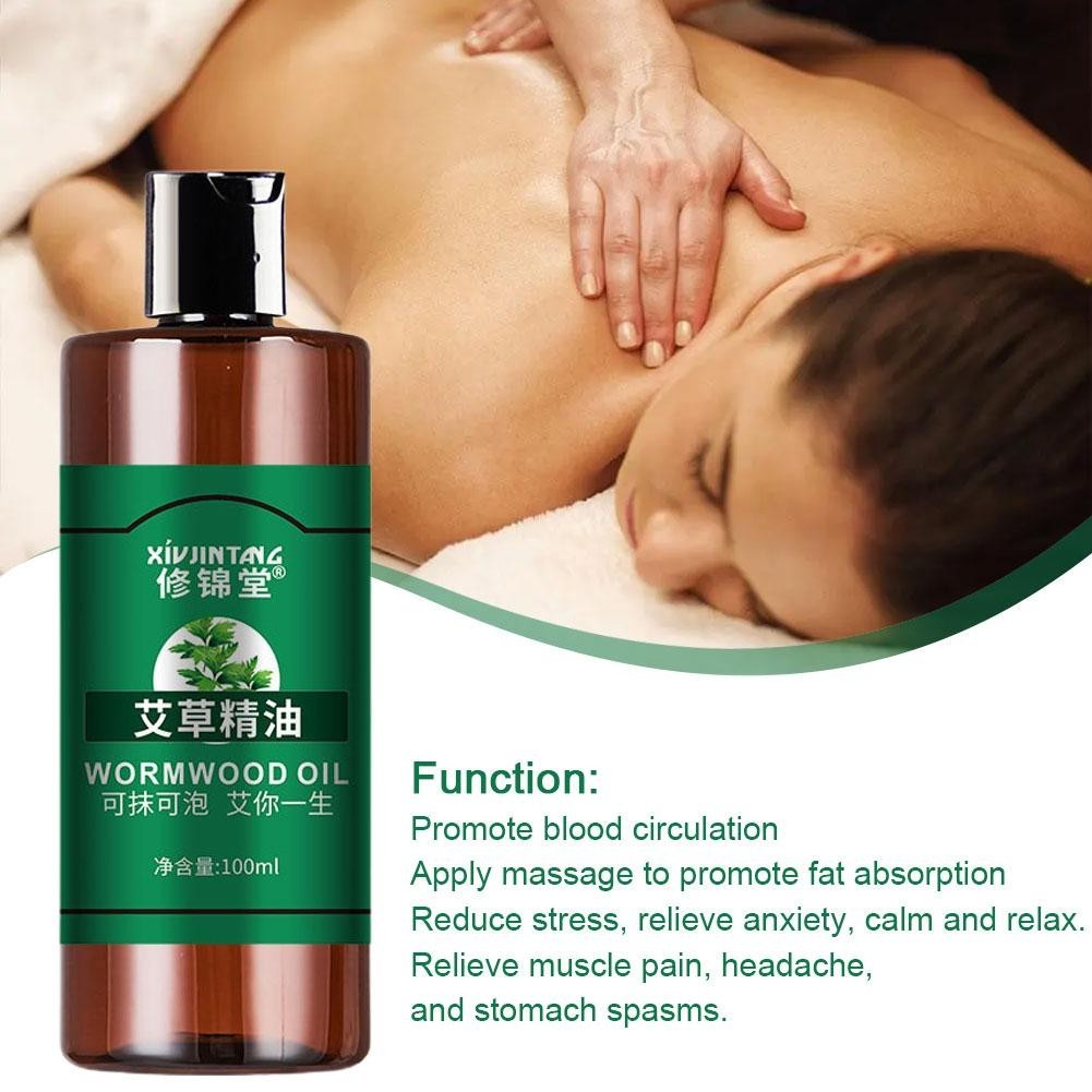 100ml Mugwort Massage Tinh Dầu Body Massag Care B3J0