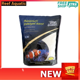 Cát nền cho bể cá biển, bể san hô Blue Treasure (Túi 5kg nguyên seal )- cát bể nước mặn