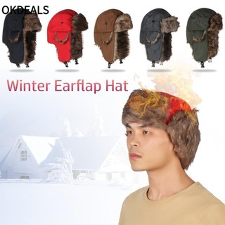 Okdeals Mũ Lông Giữ Ấm Mùa Đông Kiểu Nga Nhiều Màu Sắc Cho Nam Và Nữ