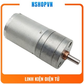Động cơ giảm tốc GA25 370 12V - 12rpm / 35rpm / 60rpm / 130rpm / 280rpm / 620rpm / 1360 vòng/phút