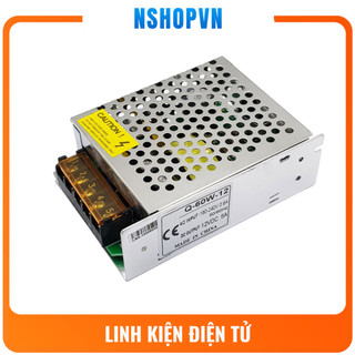 Nguồn tổ ong 12V 5A dùng để chuyển điện 220V ra 12VDC dùng làm nguồn cho LED, động cơ 12V