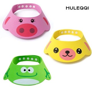 HULEQQI Mũ Dầu Gội Di Động Bé Trai Bé Gái Tập Đi Bảo Vệ Tai Trẻ Em Có Thể Điều Chỉnh Rửa Tấm Chắn Tóc