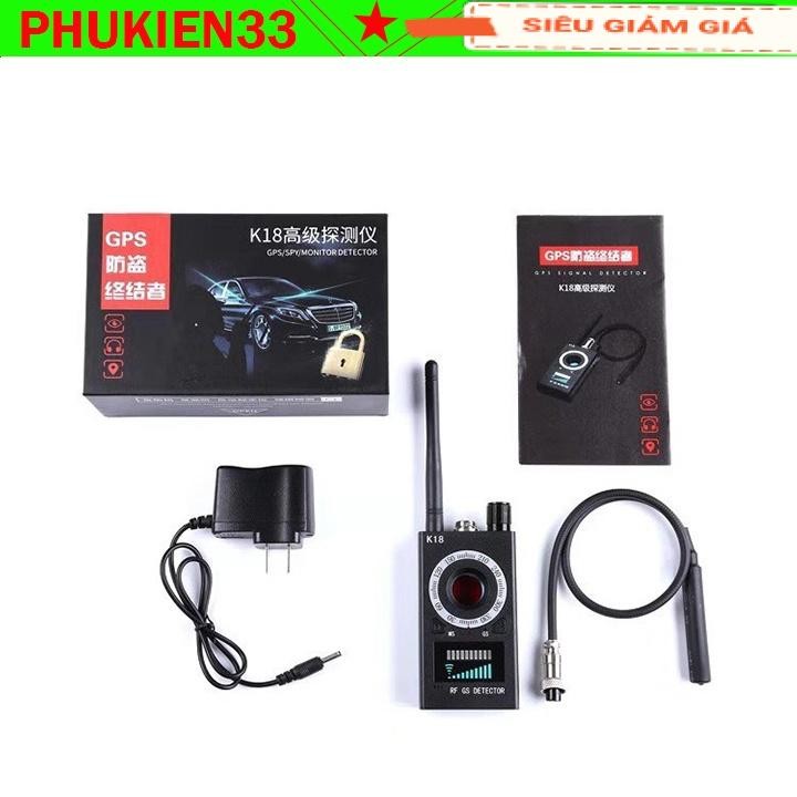Thiết bị phát hiện máy ghi âm và camera K18 - Thiết bị phát hiện camera siêu nhỏ K18