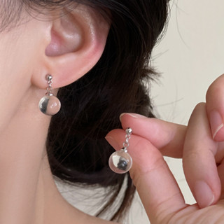  Mùa Hè Làm Mới Pha Lê Bóng Bông Tai Nữ Niche Tính Khí Cổ Điển Mặt Dây Chuyền Bông Tai Cao Cấp Trong Suốt Dễ Thương Nhựa Giọt Nước Bông Tai Bông Tai 