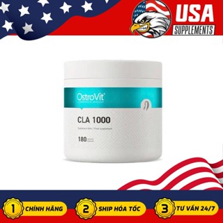 [Freeship] Viên Uống giảm mỡ bụng lành tính, tự nhiên với Ostrovit CLA 1000mg (150/180v)