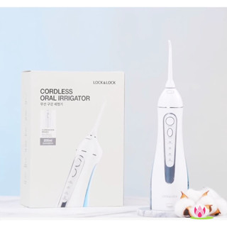 Máy Tăm Nước LocknLock Cordless Oral Irrigator ENR156BLU, Hàng Chính Hãng, 4 Chế Độ Làm Sạch-JoyMall