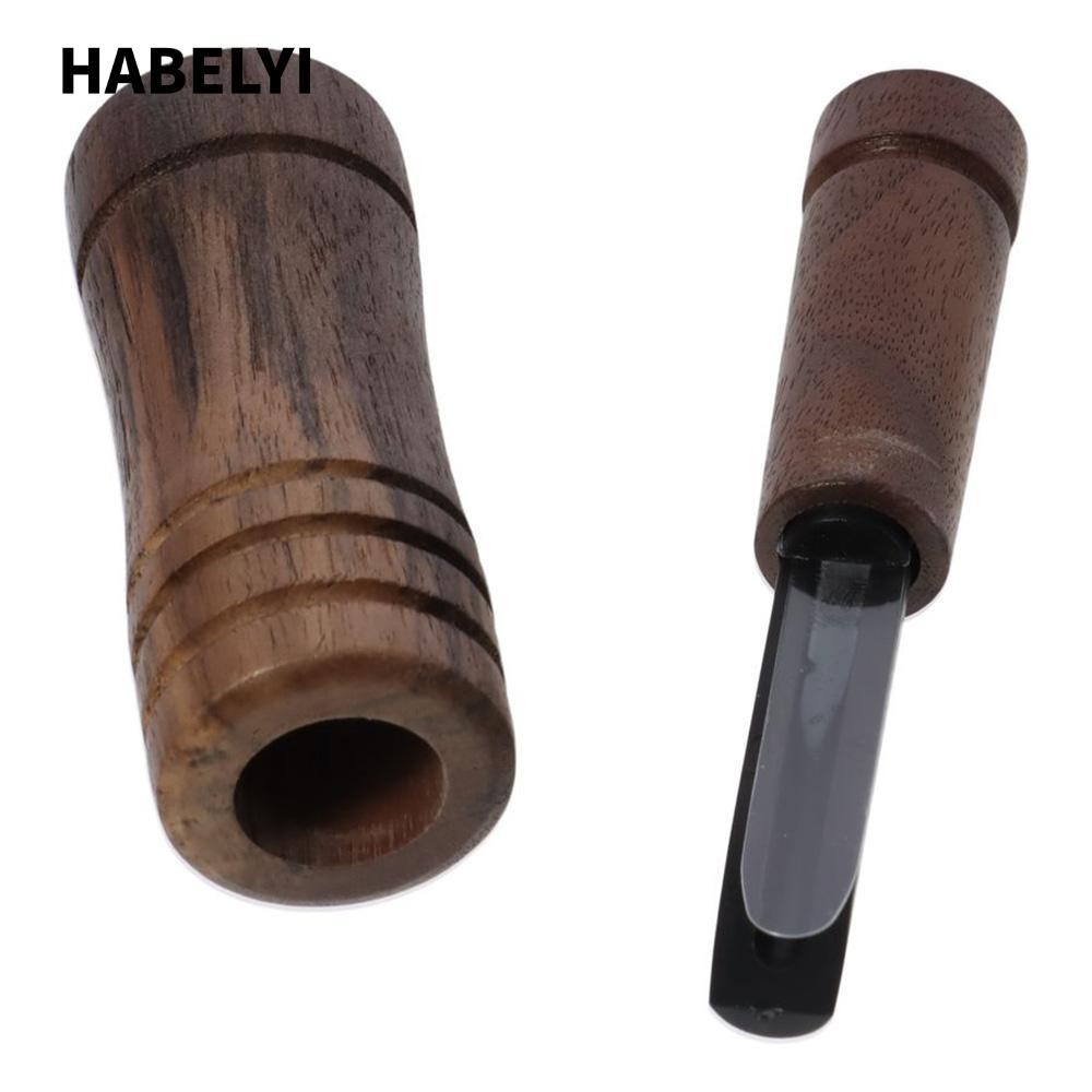HABELYI Còi Thổi Đi Săn Bằng Gỗ Hình Vịt