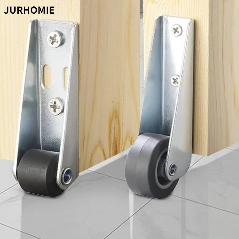 Con lăn định hướng JURHOMIE, Bánh xe nội thất gắn bên im lặng, Dụng cụ di chuyển gia đình Hỗ trợ cửa di động Bánh xe di động cho 1 / 2 chiếc