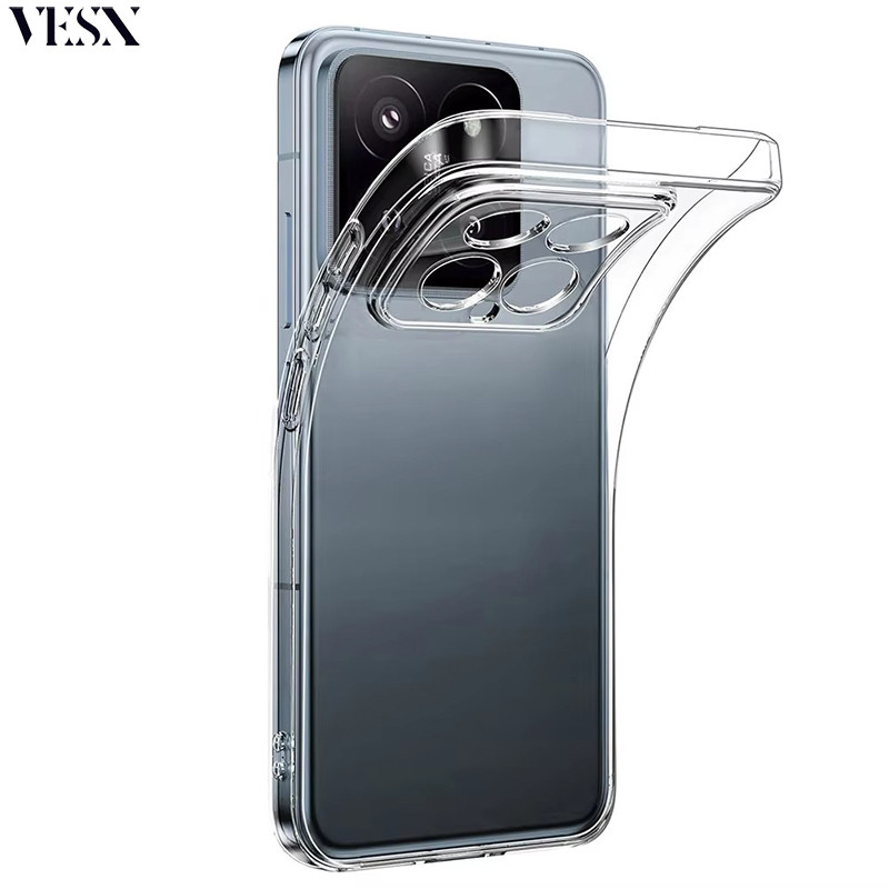 Ốp Điện Thoại Nhựa TPU Cứng Trong Suốt Chống Sốc Cho Xiaomi Mi 14T 13T 12T 11T 10T 9T POCO X6 Neo X5 X4 X3 NFC M6 Plus M5 M5s M4 M3 F6 F5 F4 F3 GT Pro 4G 5G 2024