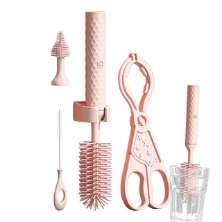 Bàn chải bình sữa điện - Bàn chải bình sữa xoay 360 độ Điện, Bàn chải bình sữa silicon chống nước, Bàn chải bình sữa ma thuật có thể sạc lại USB để làm sạch chai, cốc