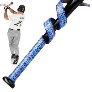 Nedfs Bat Grip Tape, PU Stripes Dry Feel Baseball Sweatband Tape, Skidproof Co Giãn Chống Mài Mòn Raquete Tennis Vợt Tay Cầm Unisex