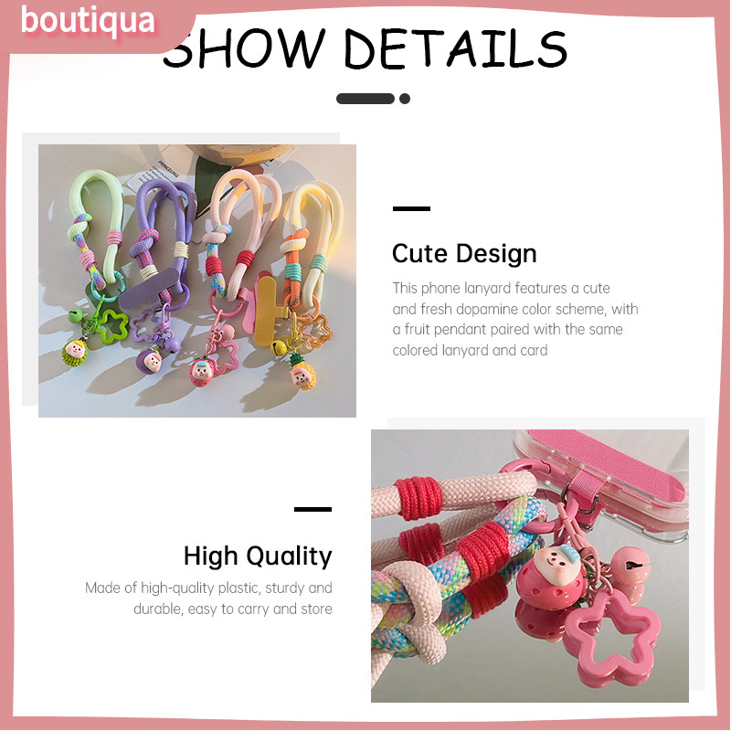Dây đeo cổ tay hình trái cây thời trang Dây đeo điện thoại đơn giản Dây đeo cổ tay ngắn-BA | BigBuy360 - bigbuy360.vn