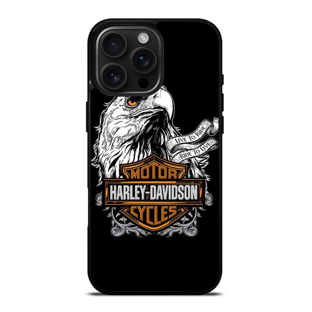 Mới HARLEY DAVIDSON LOGO EAGLE Thời Trang Phong Cách Mới Tinh Tế Vỏ Điện Thoại Di Động Vỏ Bảo Vệ Cho