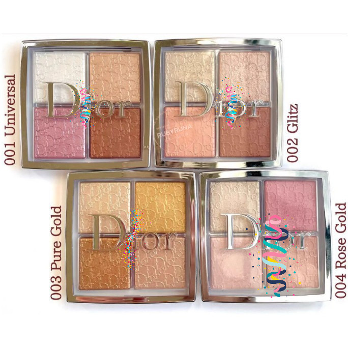 Mới Dor Backstage 4 Màu Highlight Powder má hồng Phấn mắt Tấm 10g